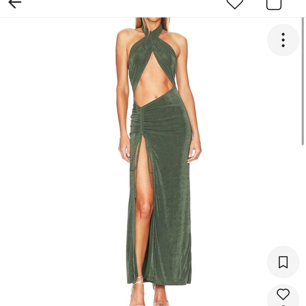 Superdown Adele Halter Maxi Dress